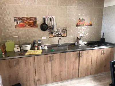 a kitchen with a sink and a counter top at habitación amoblada en sonson antioquia colombia in Sonsón