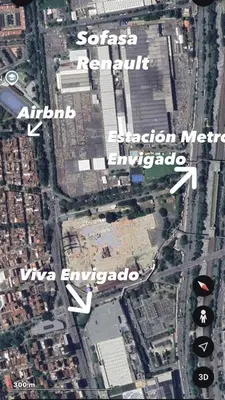 a map of a city with the names of cities at Hermoso Aparta-Estudio En Envigado cerca de Medellin in Envigado