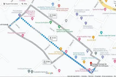 a map of the subway line in philadelphia at Espectacular Apto Citadela Di Sole Santafe de Antioquia in Santa Fe de Antioquia