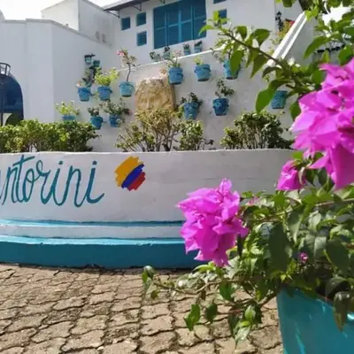 El santorini colombiano cabaña